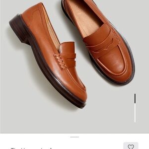 Madewell Tan Leather Loafers